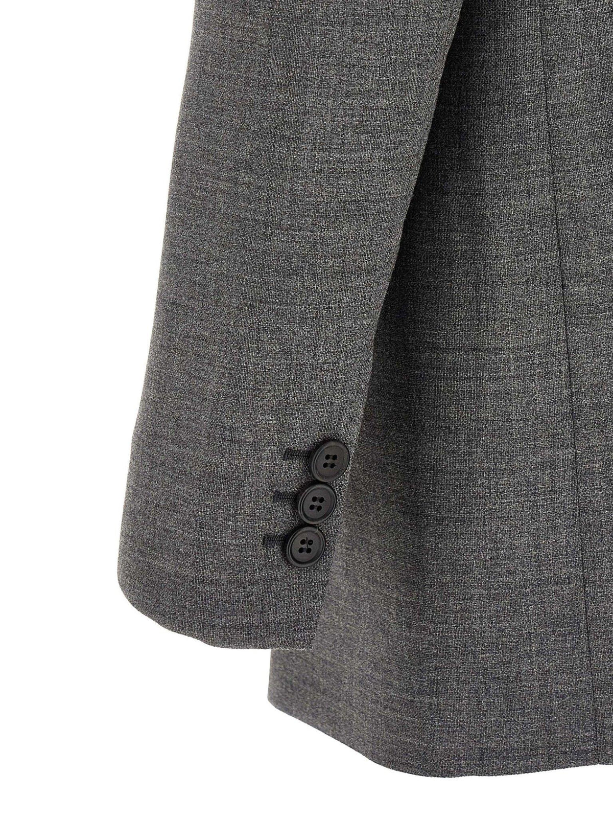 PRADA Black Wool Tailored Blazer Jacket