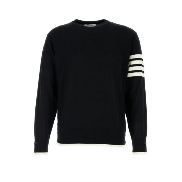 THOM BROWNE Crewneck Knit Sweatshirt Tee for Men MKA002D Y1014 001