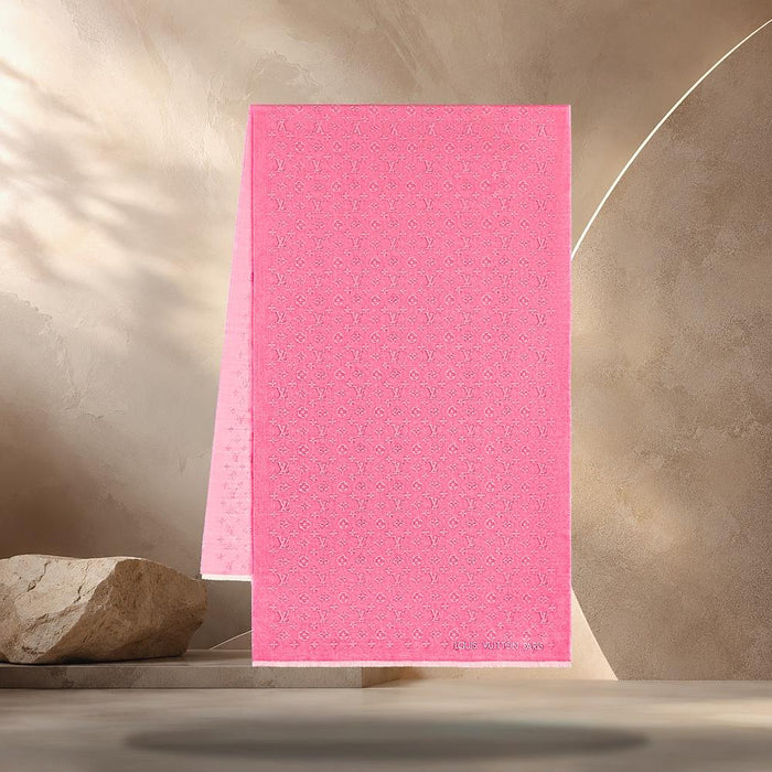 Louis Vuitton Denim Gradient Stole Scarf in Fuchsia M98106