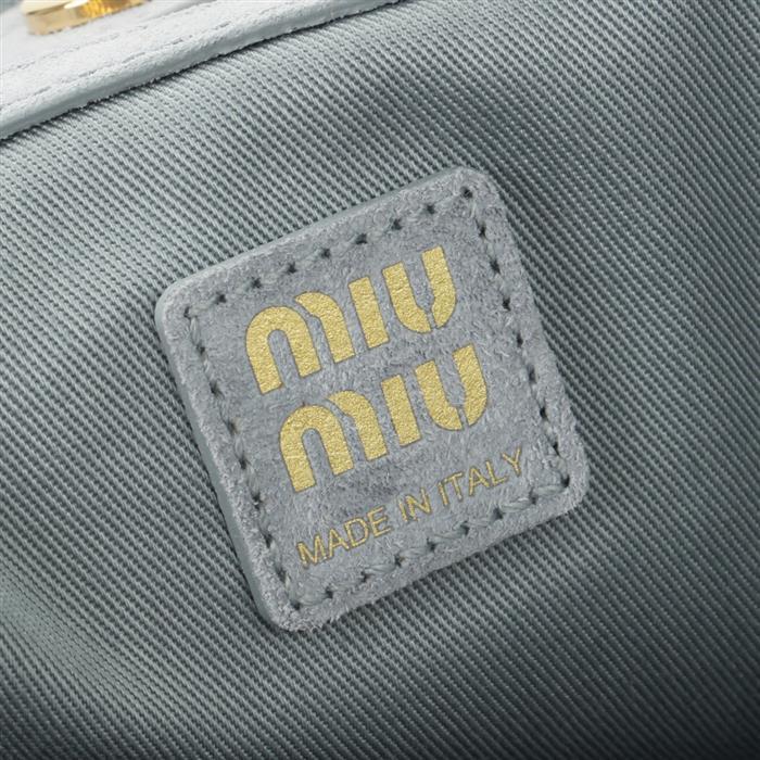 Miu Miu Women's Leather Logo Patch Tote Bag