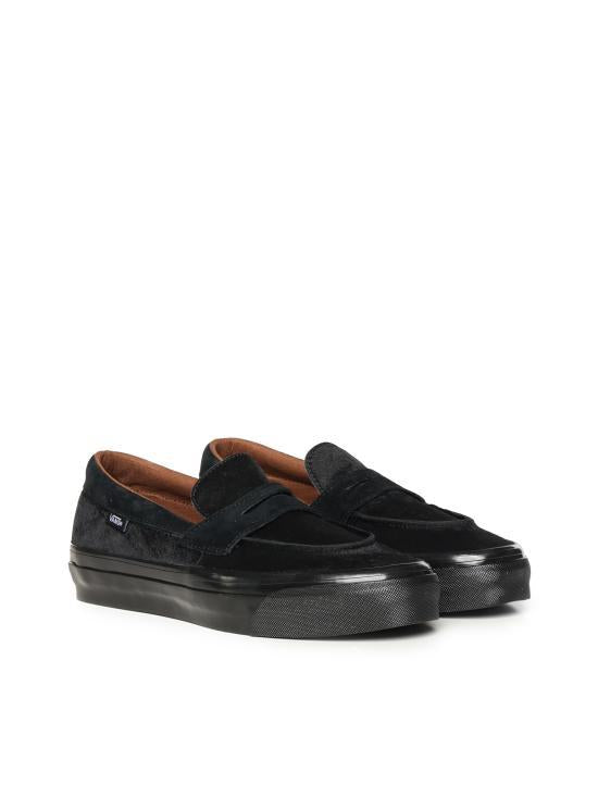 Vans Black Leather Loafers for Men VN000 VASBLA1