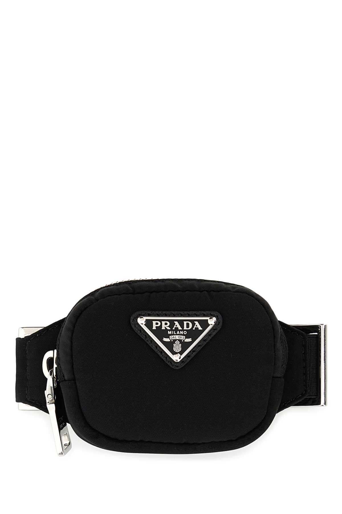 PRADA Black Nylon Belt Bag Hip Pack