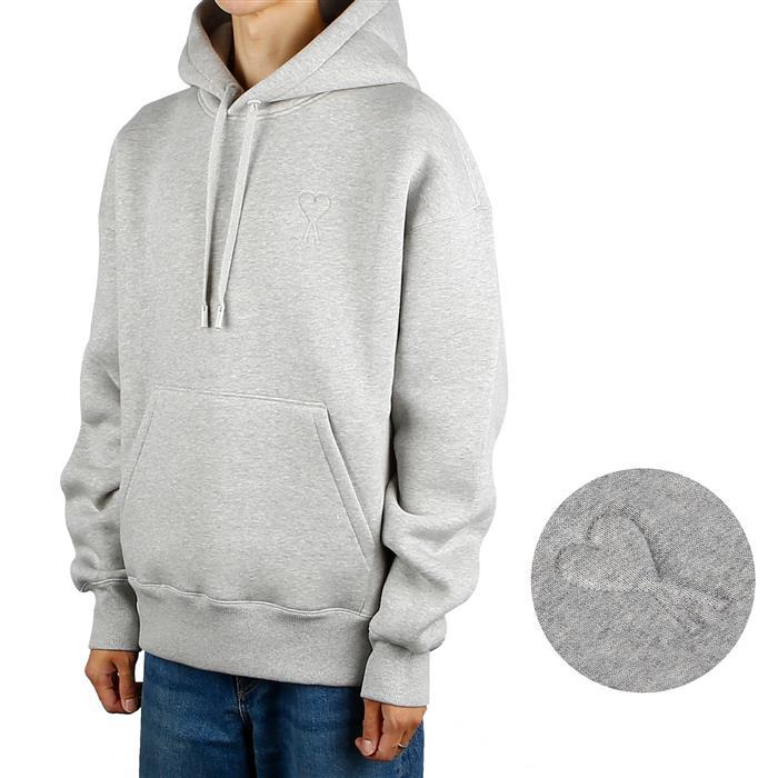AMI Embossed Heart Logo Hoodie Pullover Sweatshirt USW227 749 0951