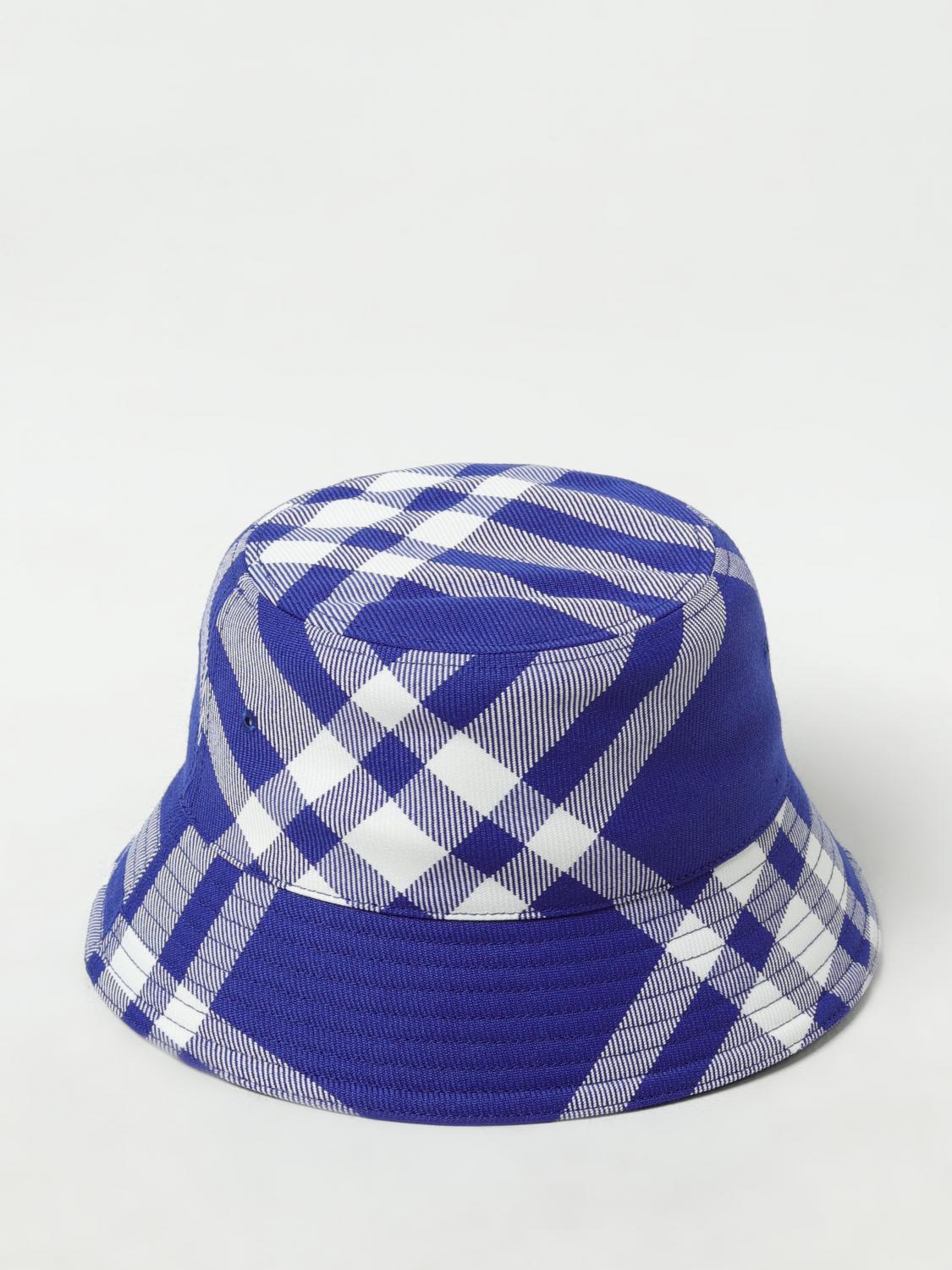 BURBERRY Black Cotton Bucket Hat