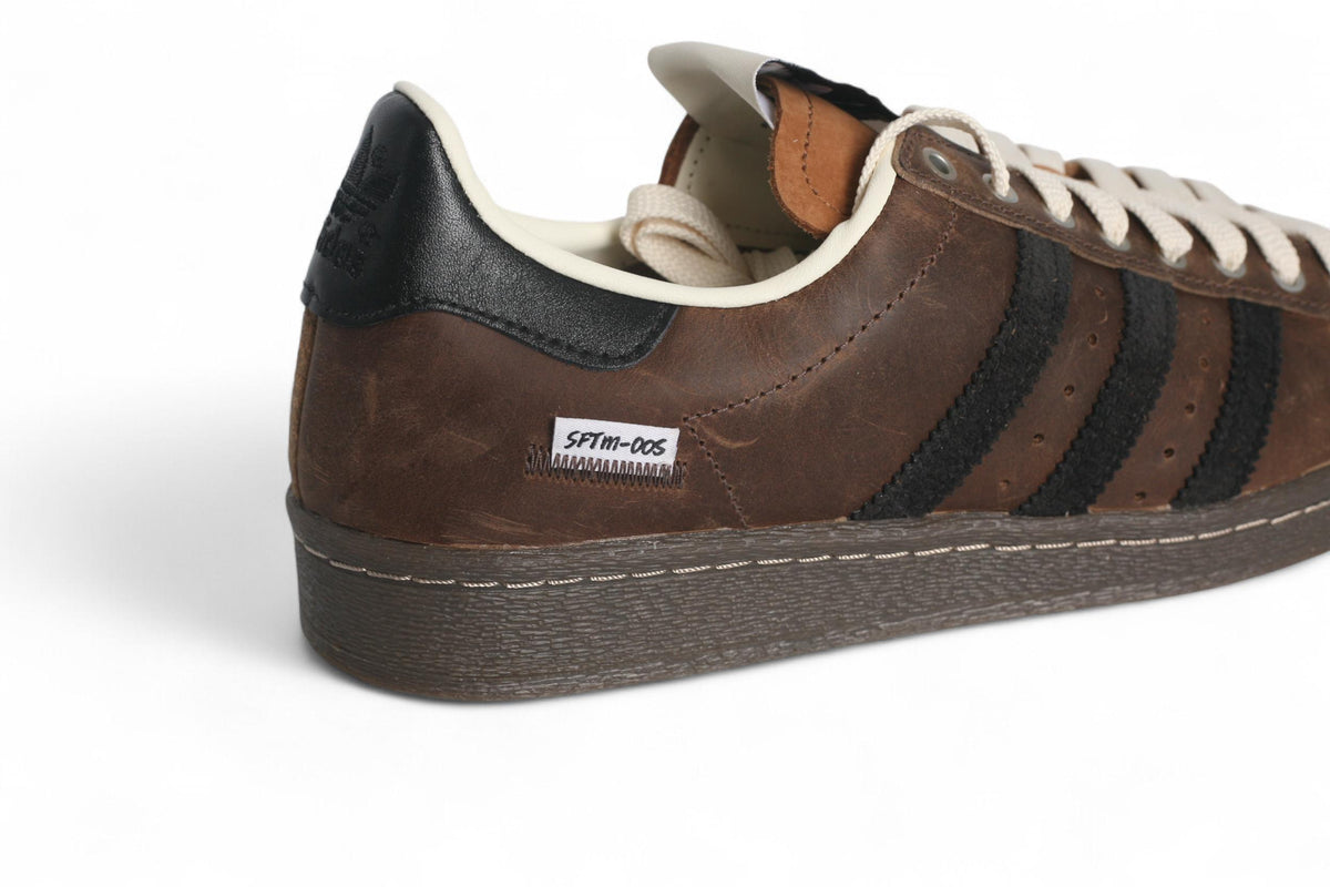 SONG FOR THE MUTE Khaki Leather Superstar 82 Low-Top Sneakers