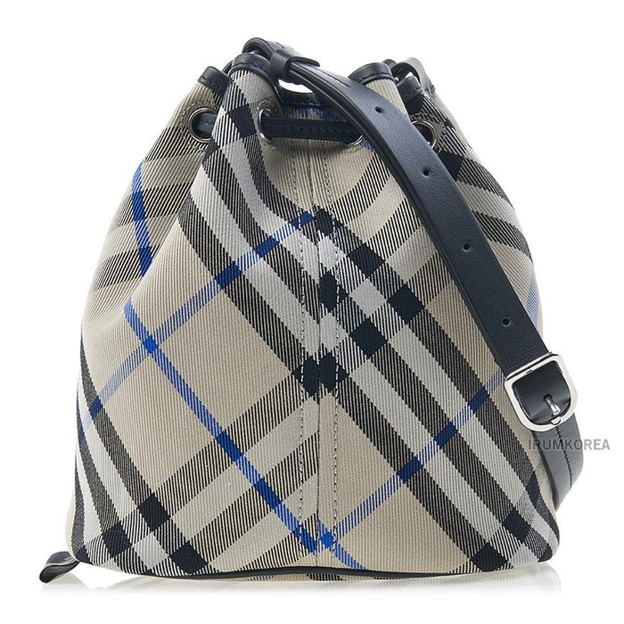BURBERRY Mini Check Bucket Shoulder Ba 8105766 LL MN DRAWSTRING BUCKET CJ1 B9629