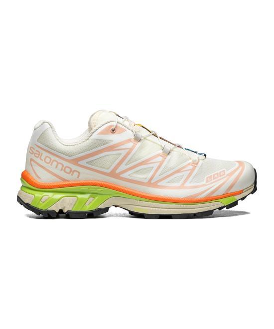 SALOMON White Mesh Trail Running Sneakers