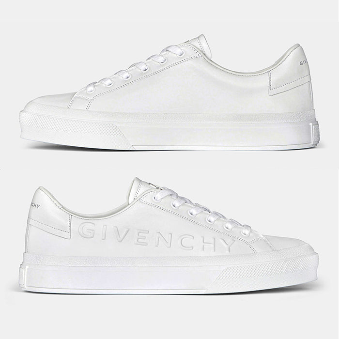 GIVENCHY City Sports Men's Low-Top Sneakers White Leather