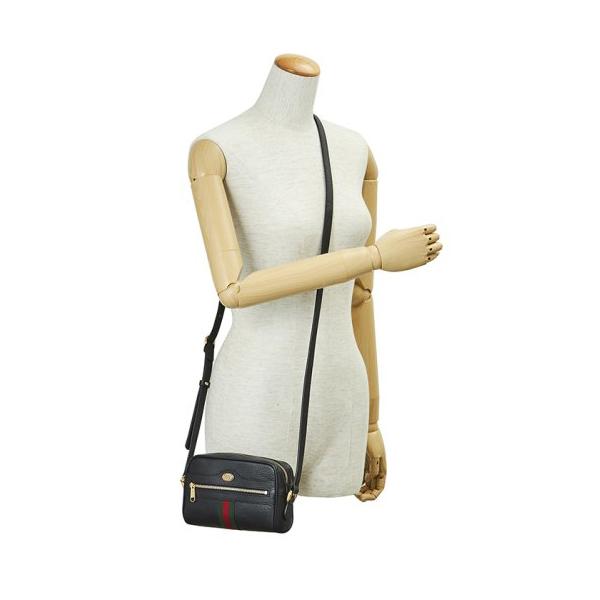 GUCCI Ophidia Mini Shoulder Bag Black 517350 DJ2DG 1060