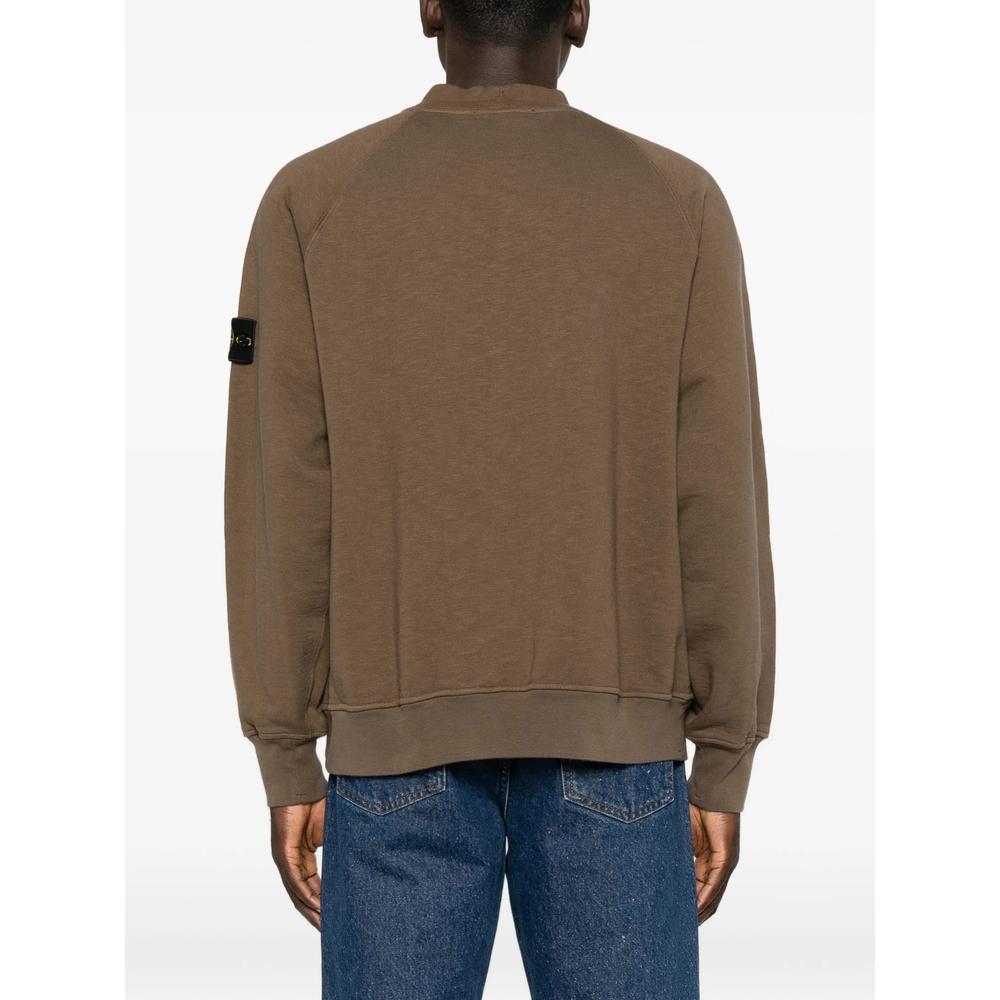 STONE ISLAND Cotton Crewneck Sweatshirt V007C Navy Men