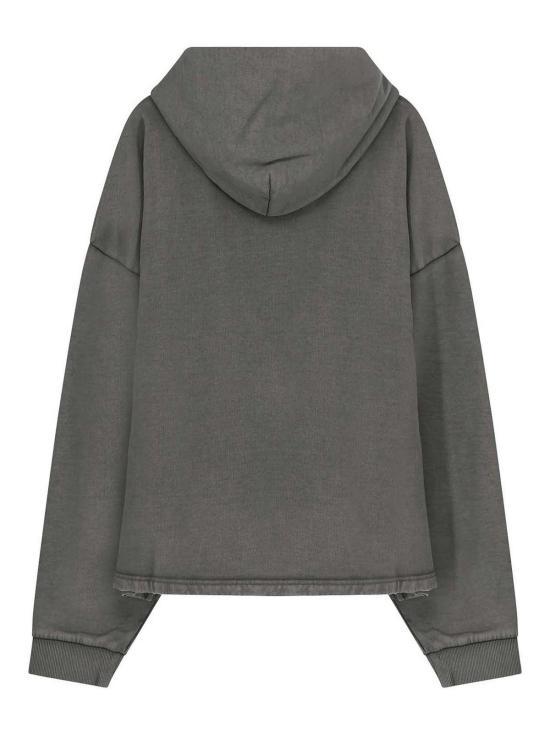 REPRESENT Black Pullover Hoodie Women’s Cotton Sweatshirt MLM10043704