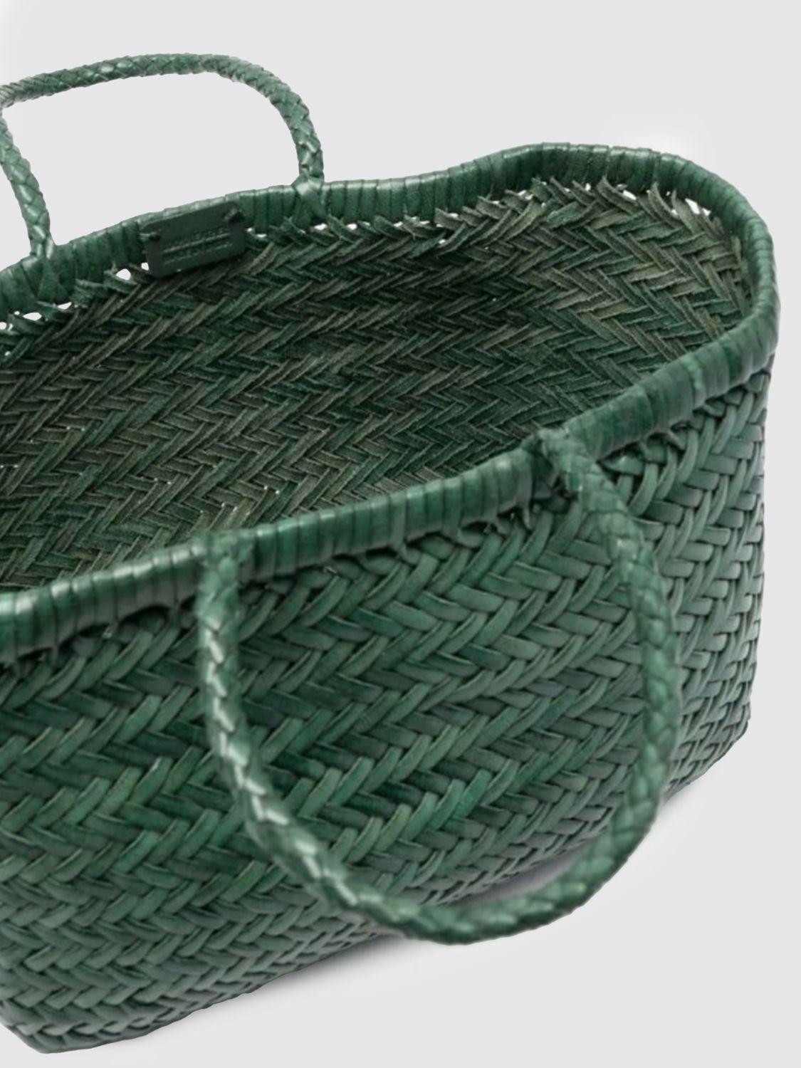 Dragon Diffusion Forest Leather Woven Tote Bag