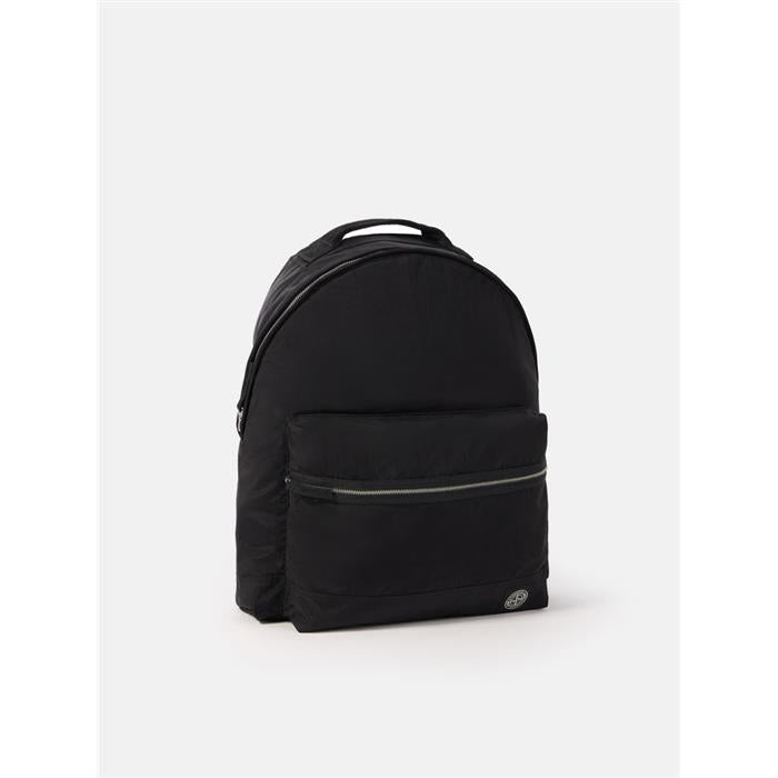 STONE ISLAND Logo Patch Nylon Backpack Black
