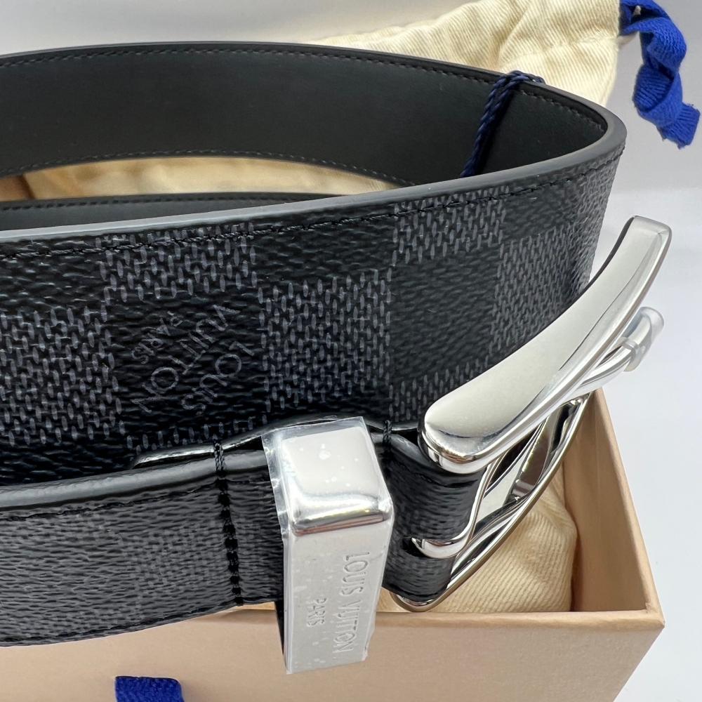 Louis Vuitton Damier Pont Neuf 35mm Men's Belt M8200T