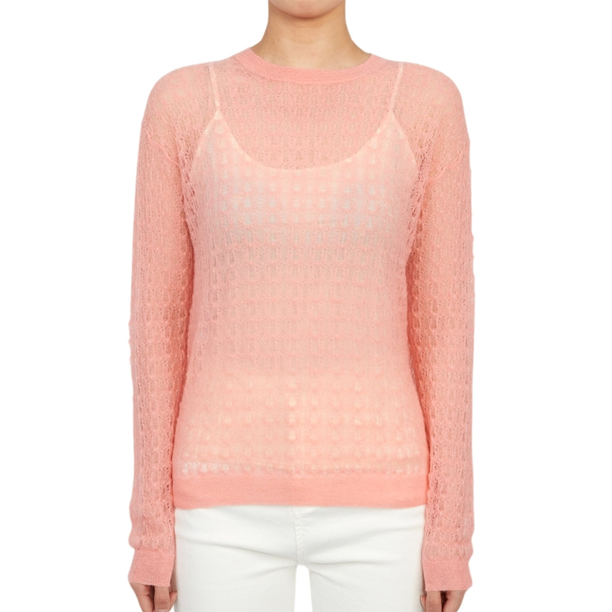 Max Mara Wool Round Neck Knit Sweater Black