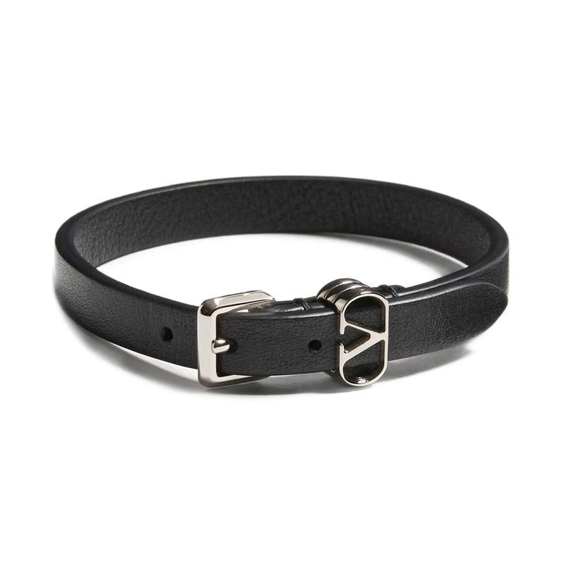 VALENTINO Black Ovalette Bracelet