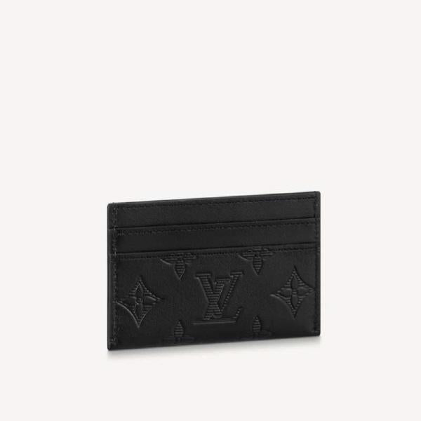 Louis Vuitton Monogram Canvas Double Card Slot Card Holder Wallet