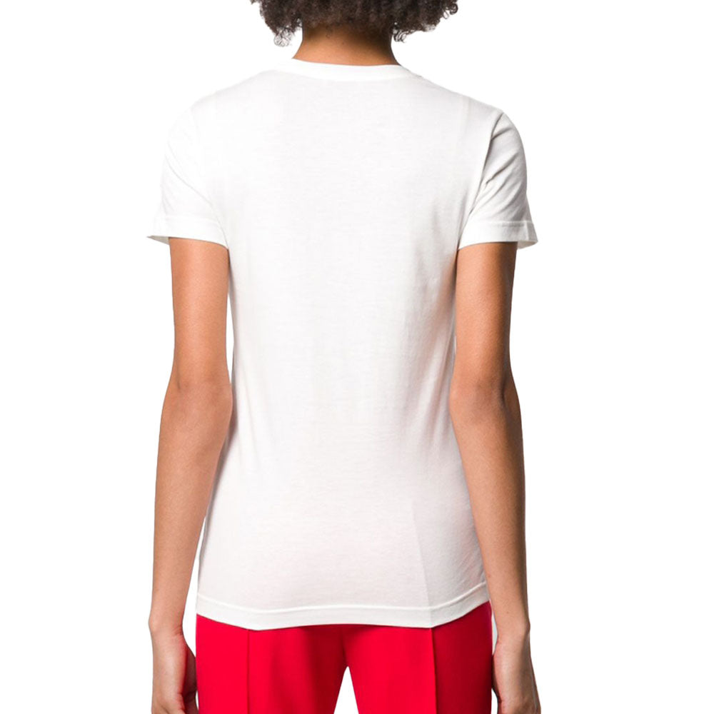 Moncler Women’s Logo Patch Short Sleeve T-Shirt White
