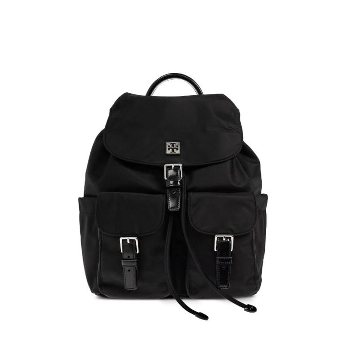Tory Burch Virginia Black Leather Backpack