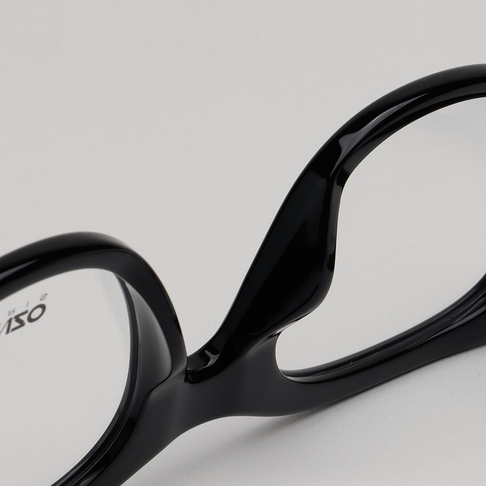KENZO Black Thick Rectangle Acetate Eyeglass Frames Unisex KZ50176I 001