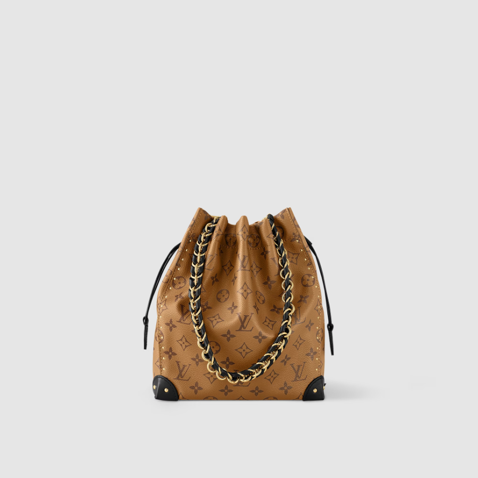 Louis Vuitton Noe Trunk PM Monogram Canvas Tote Bag