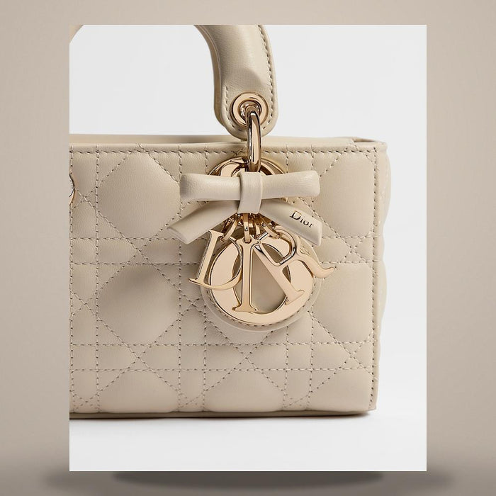 DIOR Lady D-Joy Mini Crêpe Cannage Lambskin Shoulder Bag M0636OUQA M79U