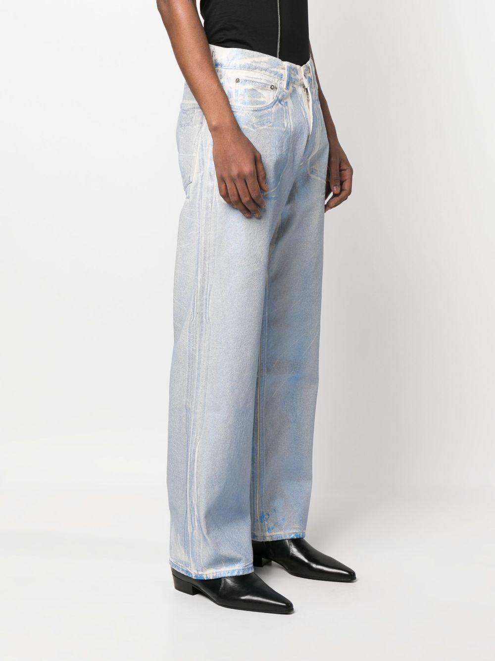 OUR LEGACY Third Cut Foil Denim Jeans for Men M2235TBF BLUE FOIL DENIM STK