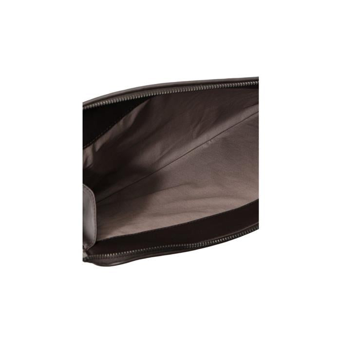 Bottega Veneta Intrecciato Leather Clutch Bag Brown