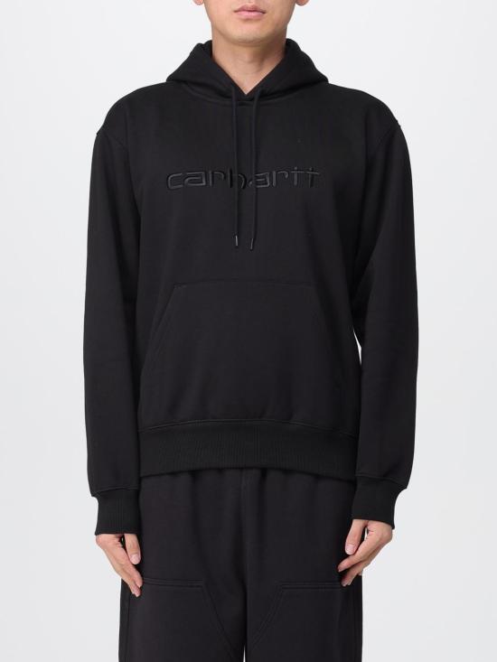 CARHARTT WIP Logo Hoodie Black Women’s Pullover Sweatshirt
