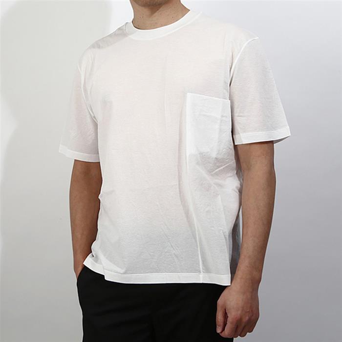 JIL SANDER White Cotton Short Sleeve Crewneck T-Shirt