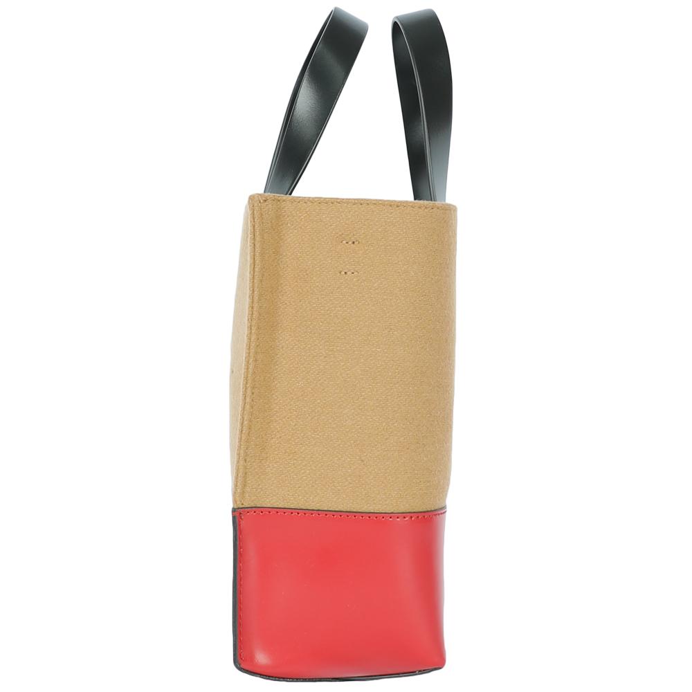 Marni Logo Colorblock Tote Bag