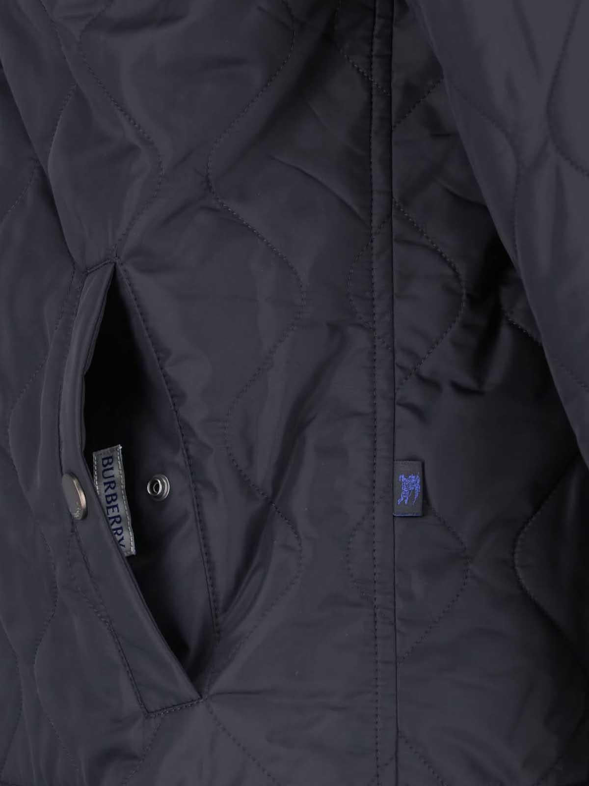 BURBERRY Black Down Puffer Jacket for Men