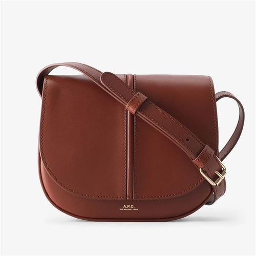 A.P.C. Betty Crossbody Bag Brown Leather