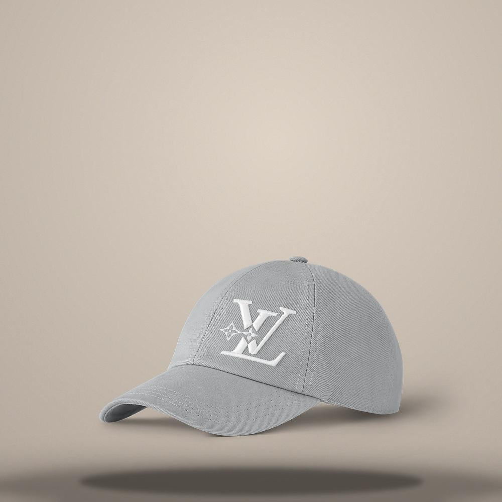Louis Vuitton Light Gray LV Smash Cap M7607