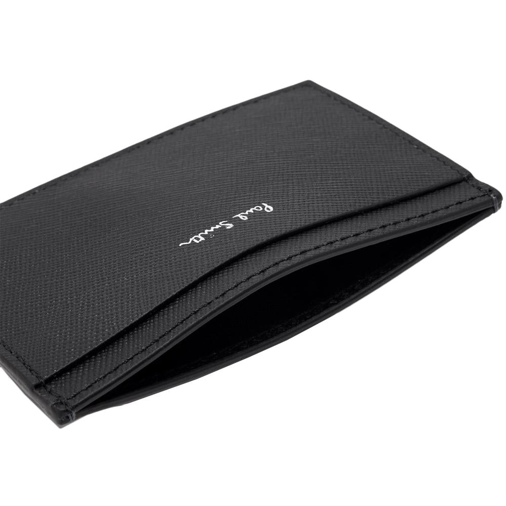 Paul Smith Rainbow Logo Leather Card Holder Black M1A 4768 TGLECO 79