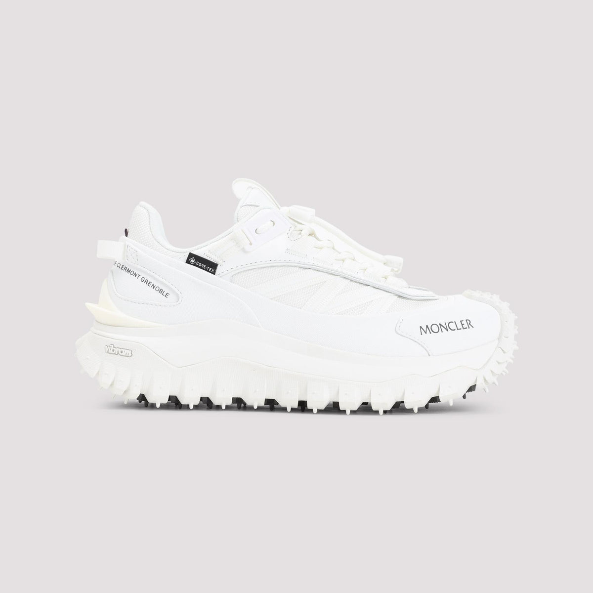 Moncler Leather Low-Top Sneakers White Women’s