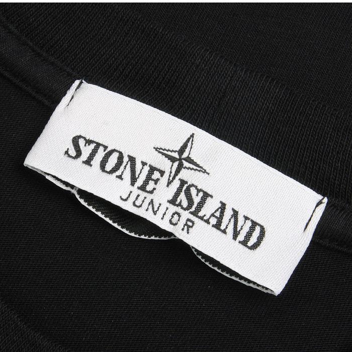 STONE ISLAND Junior Basketball T-Shirt Black 781621070 V0029