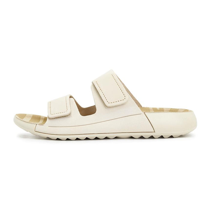 ecco Cosmo Women’s Leather Slide Sandals Slippers Gray