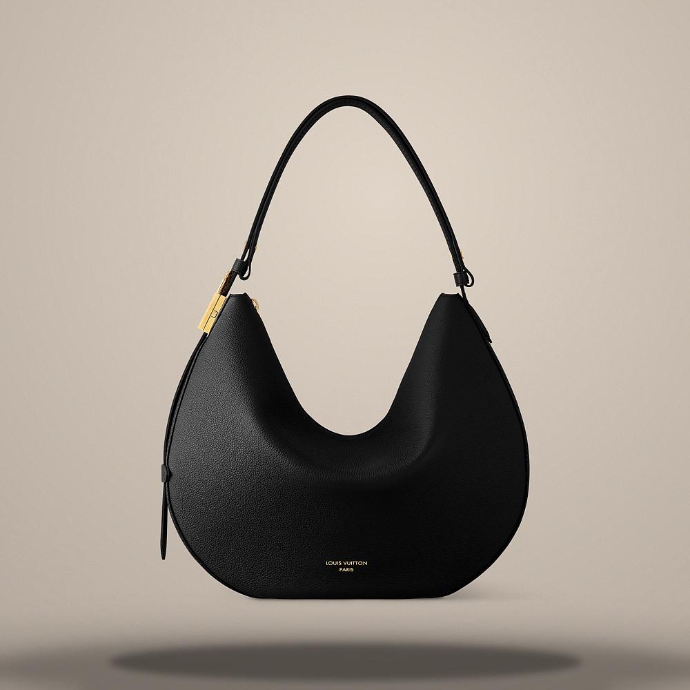 Louis Vuitton Black Low Key Cookie MM Shoulder Bag