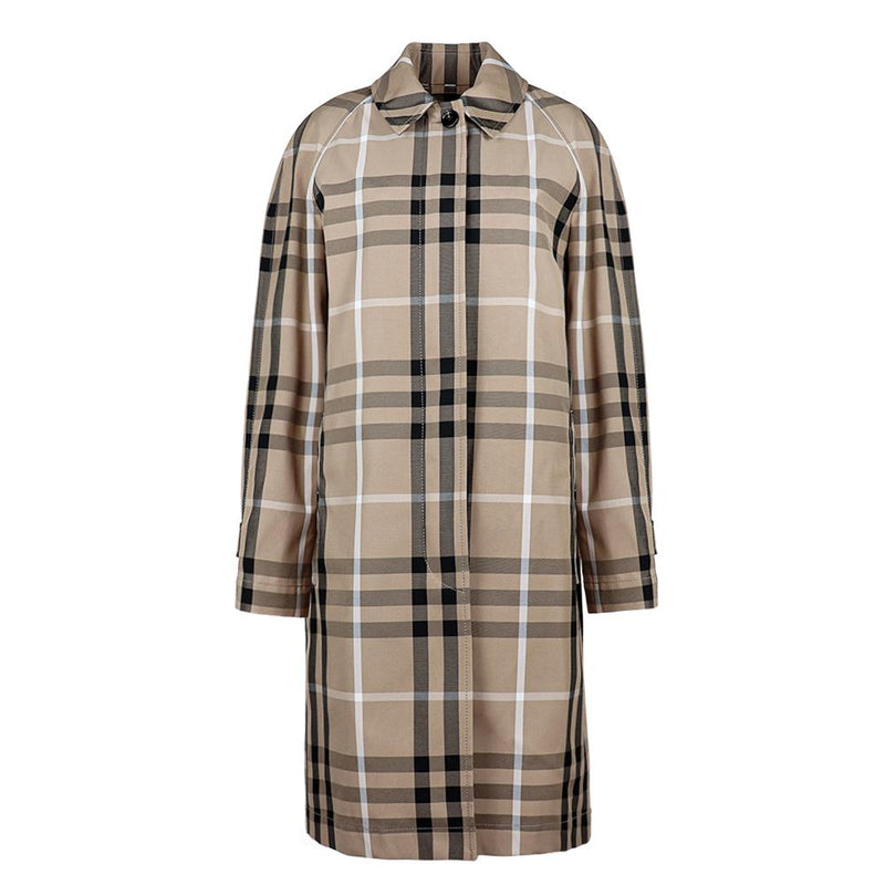 BURBERRY Clareberry Check Trench Coat for Women