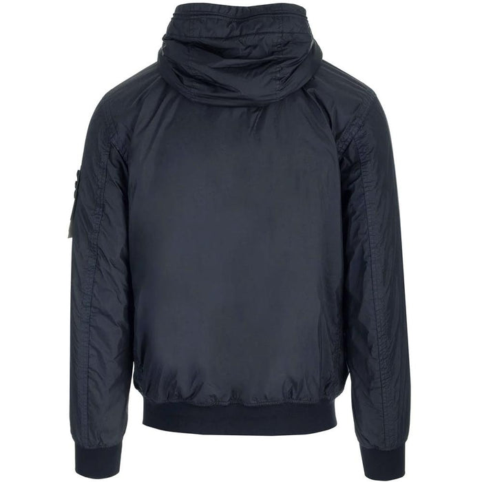 STONE ISLAND Men's Crinkle Reps Nylon Navy Compass Patch Down Ja 791540823 V0020