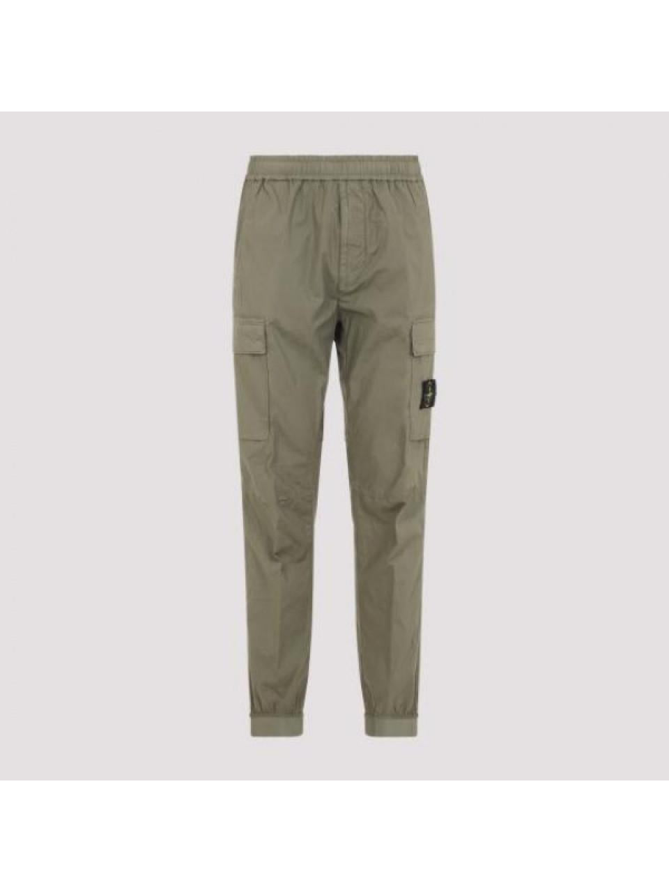 STONE ISLAND Stretch Cotton Tela Paracadute Cargo Pants