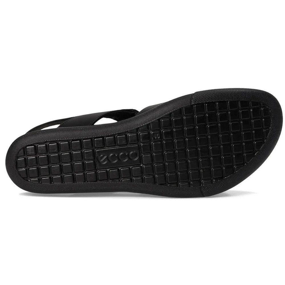 ecco Samara Leather Sandals Women Black