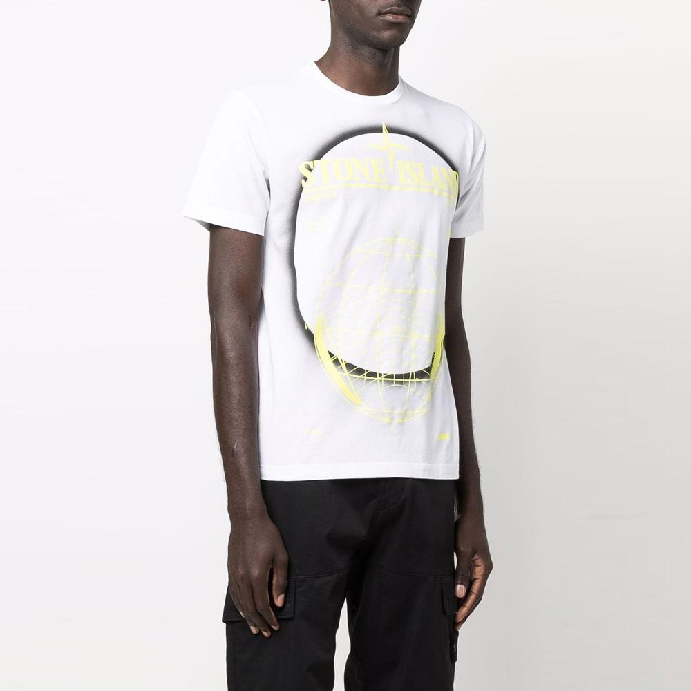 STONE ISLAND Eclipse Spray Print T-Shirt 76152NS96 V0001