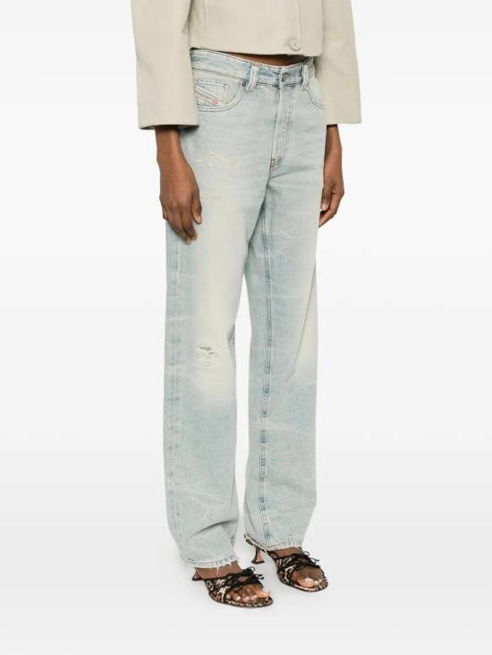 DIESEL 1988 D-Arc Regular Fit Denim Jeans Women’s A07018 09N22 01 LIGHT BLUE DOM