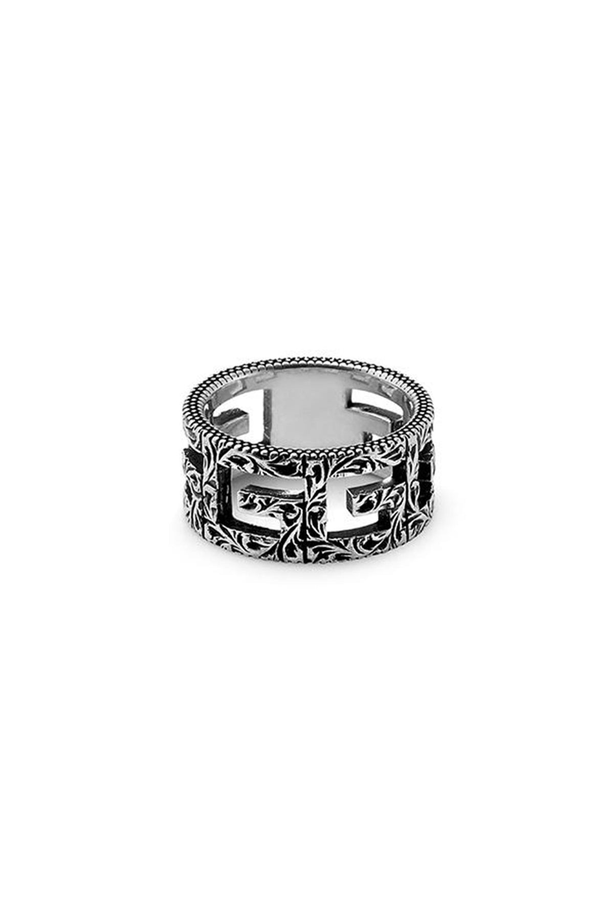 GUCCI Unisex Silver Ring 551918001 551918 J8400 0811
