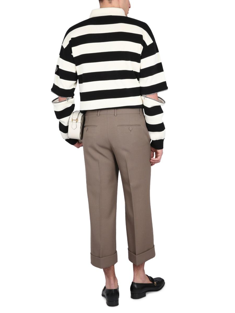 GUCCI Black Wool Dress Suit Pants