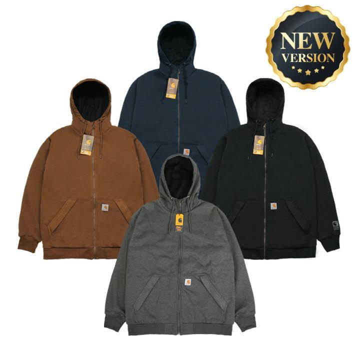 Carhartt Loose Fit Midweight Fleece Zip Hoodie and T-Shirt Set