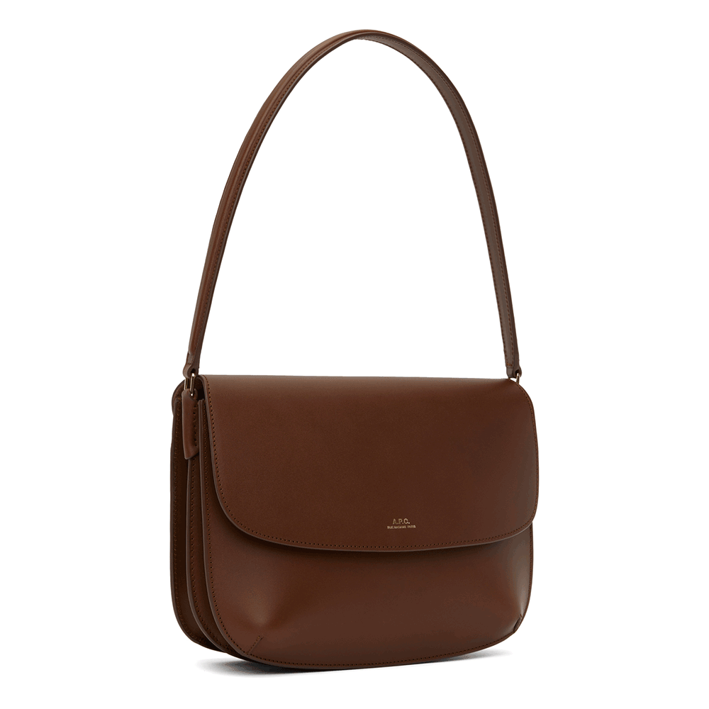 A.P.C. Sara Leather Shoulder Bag Crossbody