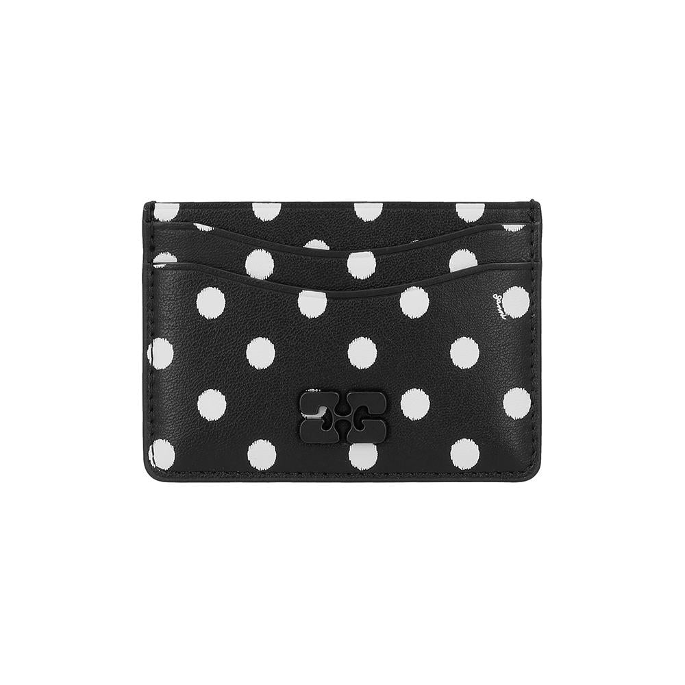 GANNI Leather Card Holder for Women B3010086 099